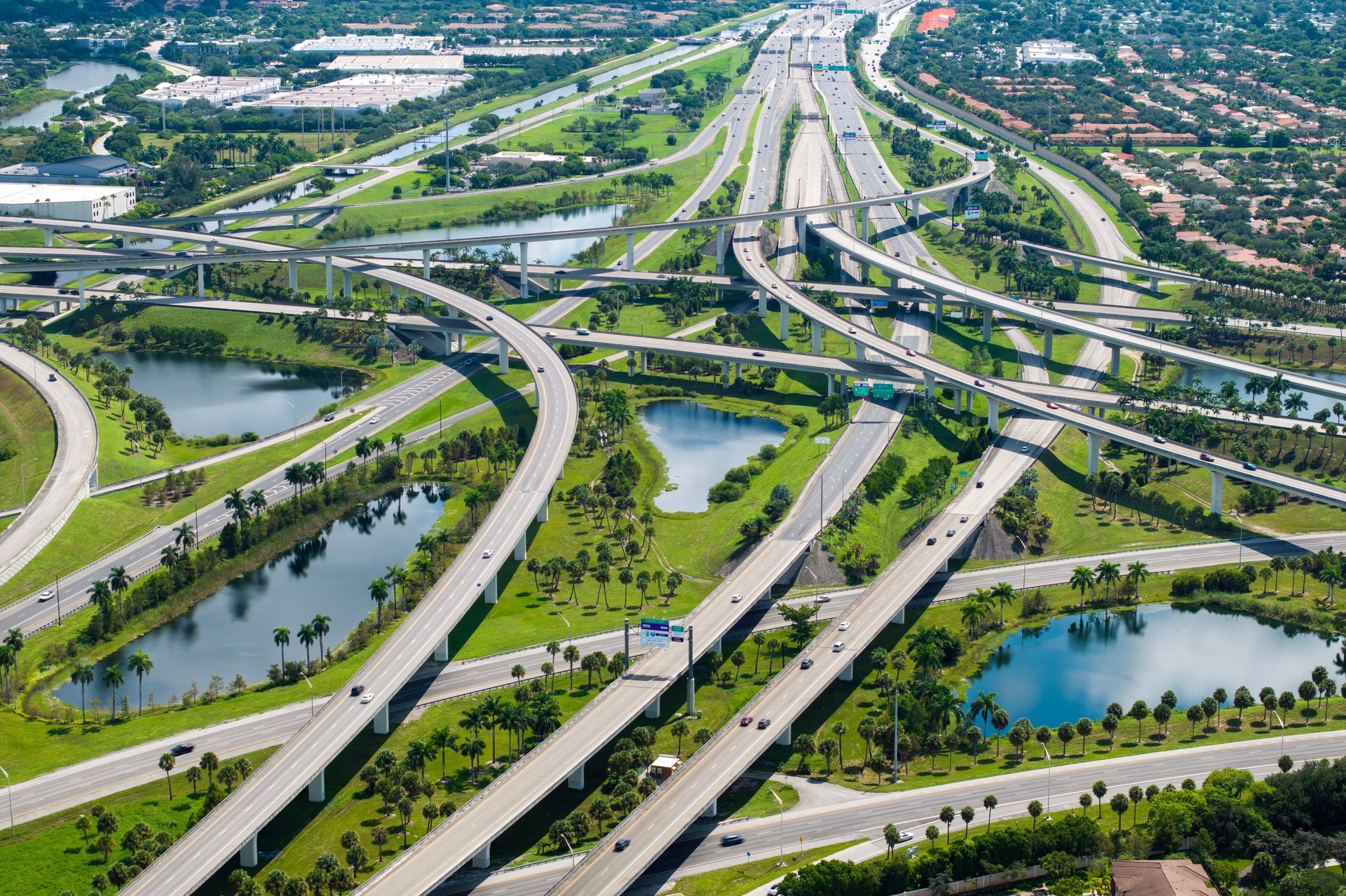 Katy Texas aerial view with security patrol services