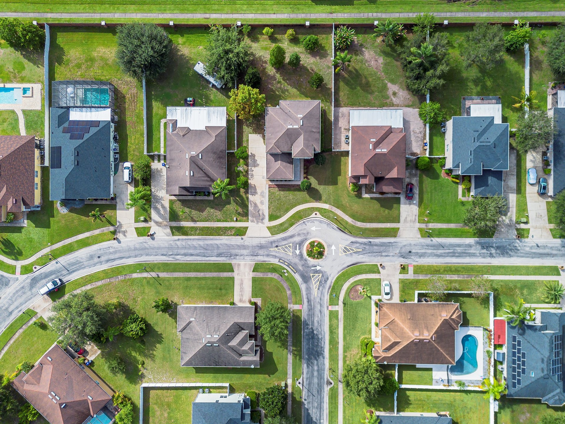 Humble Texas aerial view with security patrol services